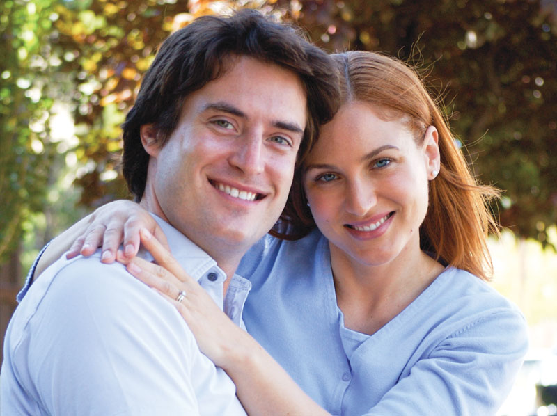 smiling couple